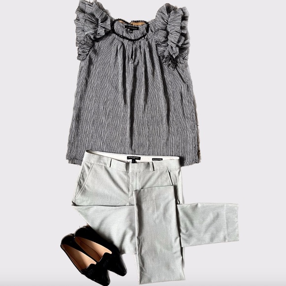 BANANA REPUBLIC: Women's Ryan Slim Straight-Fit Pants, Size 6 - Picture 2 of 4